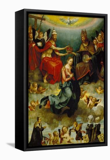 Coronation of the Virgin. 1514-Hans Von Kulmbach-Framed Stretched Canvas