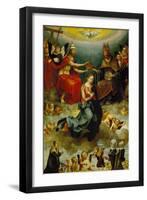 Coronation of the Virgin. 1514-Hans Von Kulmbach-Framed Giclee Print