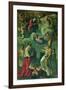 Coronation of the Virgin and Sts Charles Borromeo and Ubald-null-Framed Giclee Print