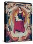 Coronation of the Virgin, Centre Panel from the Bourbon Altarpiece, circa 1498-Master of Moulins-Stretched Canvas