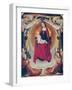Coronation of the Virgin, Centre Panel from the Bourbon Altarpiece, circa 1498-Master of Moulins-Framed Giclee Print