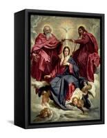 Coronation of the Virgin, circa 1641-42-Diego Velazquez-Framed Stretched Canvas