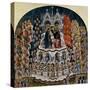 Coronation of the Virgin, Jacobello del Fiore, c. 1400-1439. Accademia, Venice, Italy-Alberegno Jacobello-Stretched Canvas