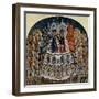 Coronation of the Virgin, Jacobello del Fiore, c. 1400-1439. Accademia, Venice, Italy-Alberegno Jacobello-Framed Art Print