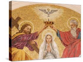 Coronation of the Virgin Mary, Basilica of Fatima, Fatima, Estremadura, Portugal, Europe-Godong-Stretched Canvas