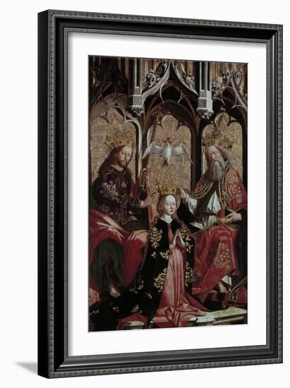 Coronation of the Virgin Mary-Michael Pacher-Framed Giclee Print