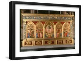 Coronation of the Virgin Polyptych-Giotto di Bondone-Framed Giclee Print