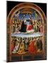 Coronation of the Virgin with Angels and Saints-null-Mounted Giclee Print