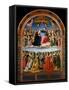 Coronation of the Virgin with Angels and Saints-null-Framed Stretched Canvas