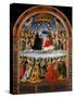 Coronation of the Virgin with Angels and Saints-null-Stretched Canvas
