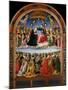 Coronation of the Virgin with Angels and Saints-null-Mounted Giclee Print