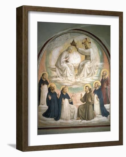 Coronation of the Virgin-Fra Angelico-Framed Art Print