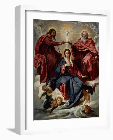 Coronation of the Virgin-Diego Velazquez-Framed Giclee Print