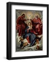 Coronation of the Virgin-Diego Velazquez-Framed Giclee Print