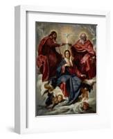 Coronation of the Virgin-Diego Velazquez-Framed Giclee Print