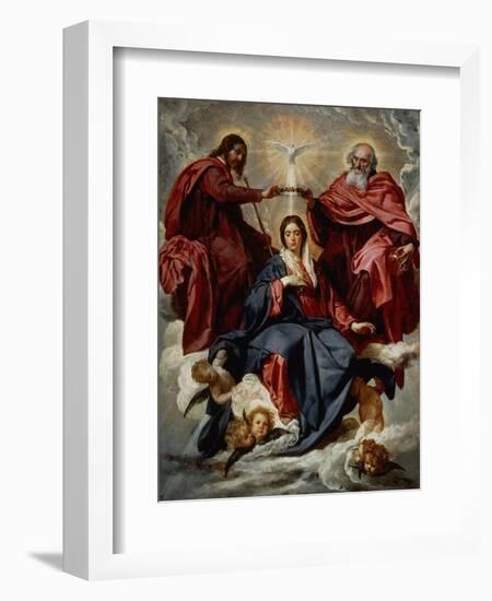 Coronation of the Virgin-Diego Velazquez-Framed Giclee Print