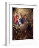 Coronation of the Virgin-Bortolo Litterini-Framed Art Print