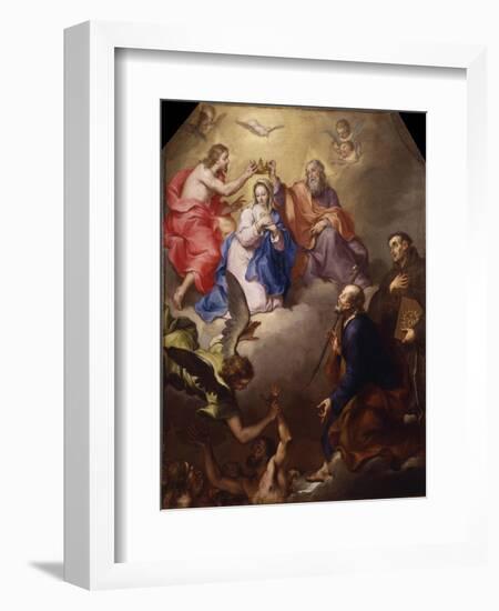 Coronation of the Virgin-Bortolo Litterini-Framed Art Print