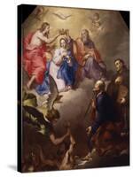 Coronation of the Virgin-Bortolo Litterini-Stretched Canvas