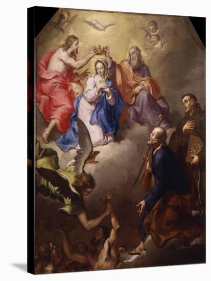 Coronation of the Virgin-Bortolo Litterini-Stretched Canvas