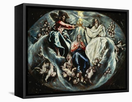 Coronation of the Virgin-El Greco-Framed Stretched Canvas