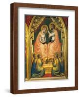 Coronation of the Virgin-Giotto di Bondone-Framed Giclee Print