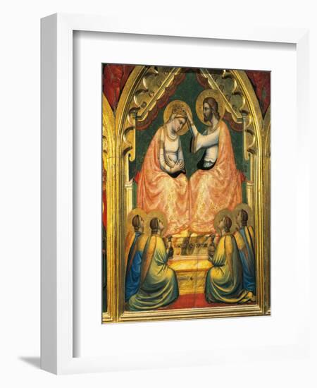 Coronation of the Virgin-Giotto di Bondone-Framed Giclee Print