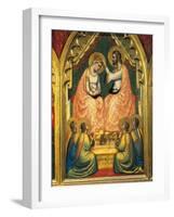 Coronation of the Virgin-Giotto di Bondone-Framed Giclee Print