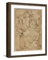 Coronation of the Virgin-Francesco Albani-Framed Giclee Print