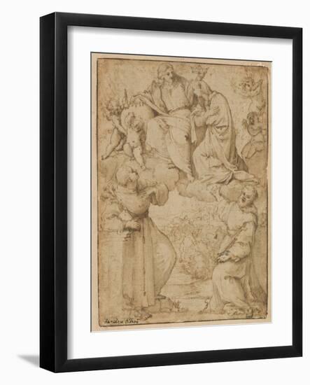 Coronation of the Virgin-Francesco Albani-Framed Giclee Print