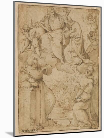 Coronation of the Virgin-Francesco Albani-Mounted Giclee Print