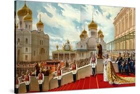 Coronation of Tsar Nicholas II and Tsarina Alexandra Feodorovna in 1896, 1896-null-Stretched Canvas