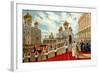 Coronation of Tsar Nicholas II and Tsarina Alexandra Feodorovna in 1896, 1896-null-Framed Giclee Print