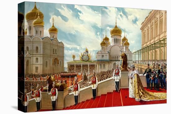 Coronation of Tsar Nicholas II and Tsarina Alexandra Feodorovna in 1896, 1896-null-Stretched Canvas