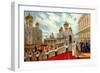 Coronation of Tsar Nicholas II and Tsarina Alexandra Feodorovna in 1896, 1896-null-Framed Giclee Print