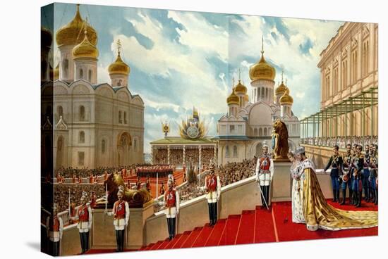 Coronation of Tsar Nicholas II and Tsarina Alexandra Feodorovna in 1896, 1896-null-Stretched Canvas