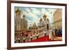 Coronation of Tsar Nicholas II and Tsarina Alexandra Feodorovna in 1896, 1896-null-Framed Giclee Print