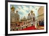 Coronation of Tsar Nicholas II and Tsarina Alexandra Feodorovna in 1896, 1896-null-Framed Giclee Print