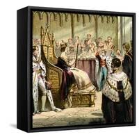 Coronation of Victoria, 1837-null-Framed Stretched Canvas