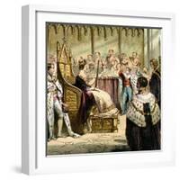 Coronation of Victoria, 1837-null-Framed Giclee Print