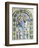 Coronation of Virgin-Andrea Della Robbia-Framed Giclee Print