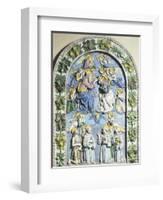 Coronation of Virgin-Andrea Della Robbia-Framed Giclee Print