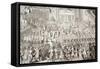 Coronation of William III and Mary II in Westminster Abbey, London, 1689-null-Framed Stretched Canvas