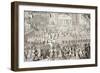 Coronation of William III and Mary II in Westminster Abbey, London, 1689-null-Framed Giclee Print