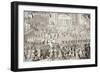 Coronation of William III and Mary II in Westminster Abbey, London, 1689-null-Framed Giclee Print