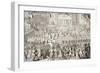 Coronation of William III and Mary II in Westminster Abbey, London, 1689-null-Framed Giclee Print