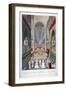 Coronation of William IV and Queen Adelaide's in Westminster Abbey, London, 1831-W Read-Framed Giclee Print