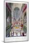 Coronation of William IV and Queen Adelaide's in Westminster Abbey, London, 1831-W Read-Mounted Giclee Print