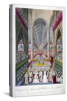 Coronation of William IV and Queen Adelaide's in Westminster Abbey, London, 1831-W Read-Stretched Canvas