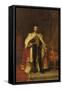 Coronation Portrait of King George V, after Sir Luke Fildes-William A. Menzies-Framed Stretched Canvas